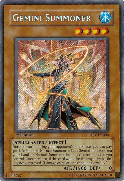 Gemini Summoner [TAEV-EN000] Secret Rare | Good Games Morley