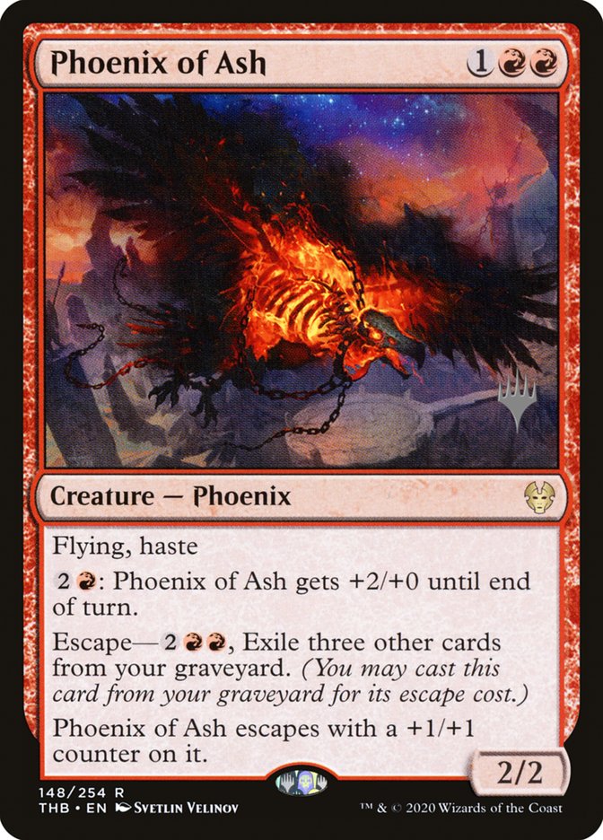 Phoenix of Ash (Promo Pack) [Theros Beyond Death Promos] | Good Games Morley