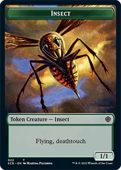 Insect // Cat Beast Double-Sided Token [Starter Commander Decks] | Good Games Morley