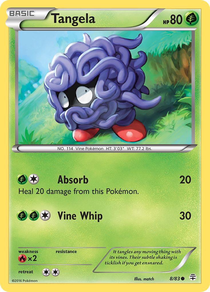 Tangela (8/83) [XY: Generations] | Good Games Morley