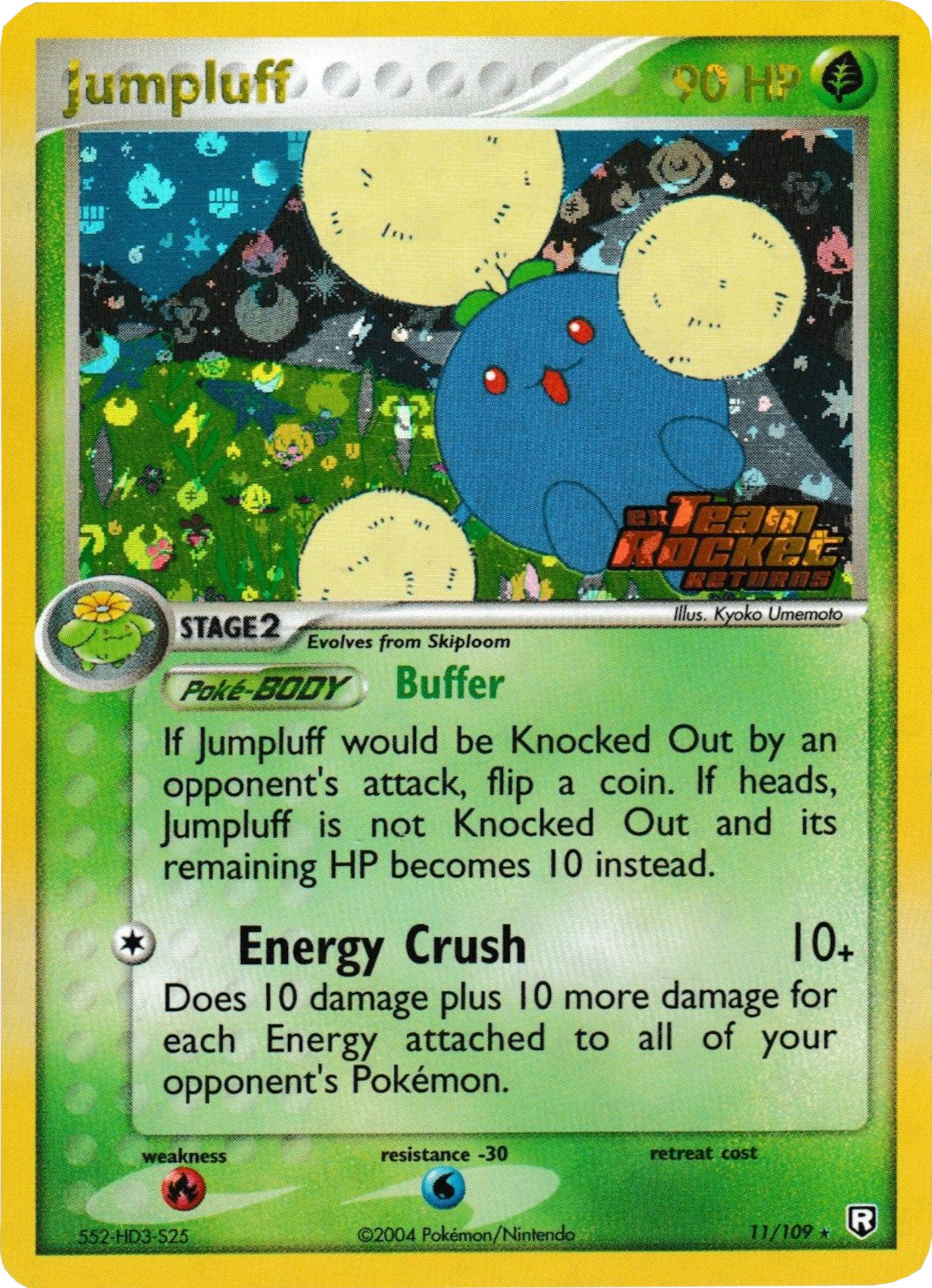 Jumpluff (11/109) (Stamped) [EX: Team Rocket Returns] | Good Games Morley
