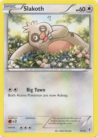 Slakoth (15/30) [XY: Trainer Kit 1 - Bisharp] | Good Games Morley