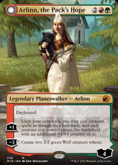 Arlinn, the Pack's Hope // Arlinn, the Moon's Fury (Borderless) [Innistrad: Midnight Hunt] | Good Games Morley