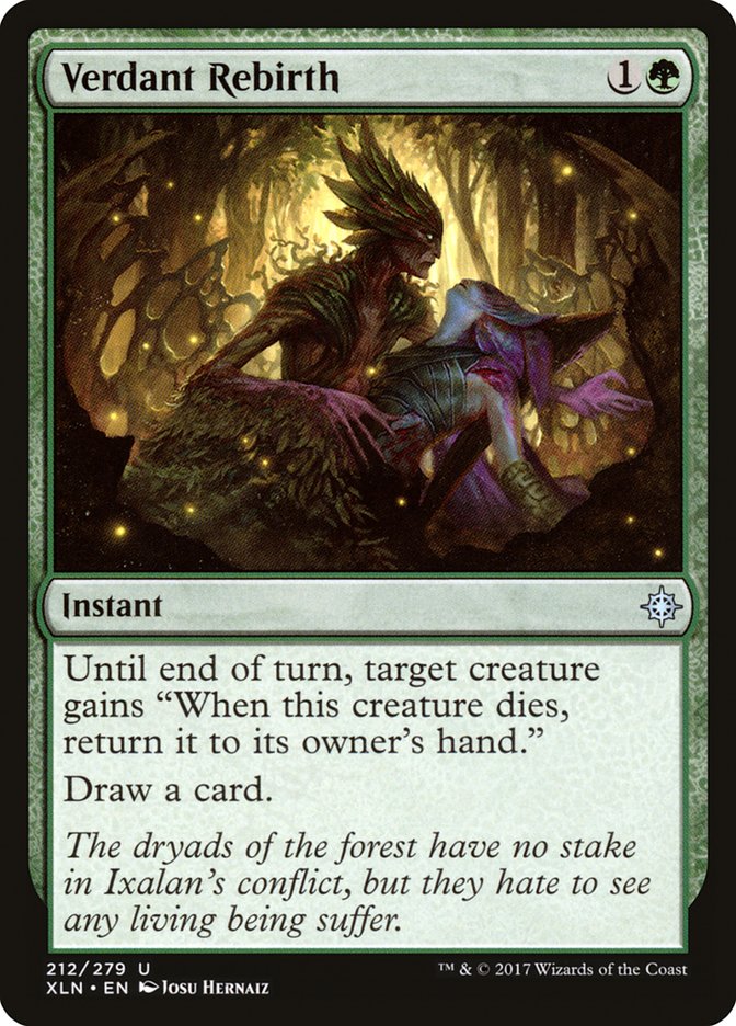 Verdant Rebirth [Ixalan] | Good Games Morley