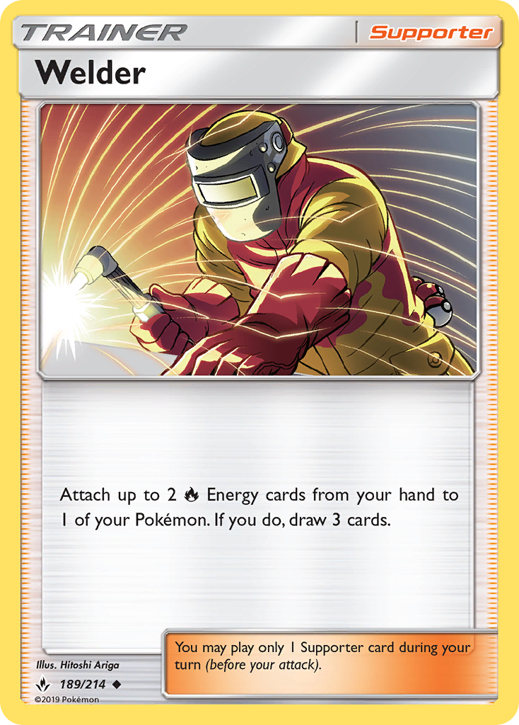 Welder (189/214) [Sun & Moon: Unbroken Bonds] | Good Games Morley
