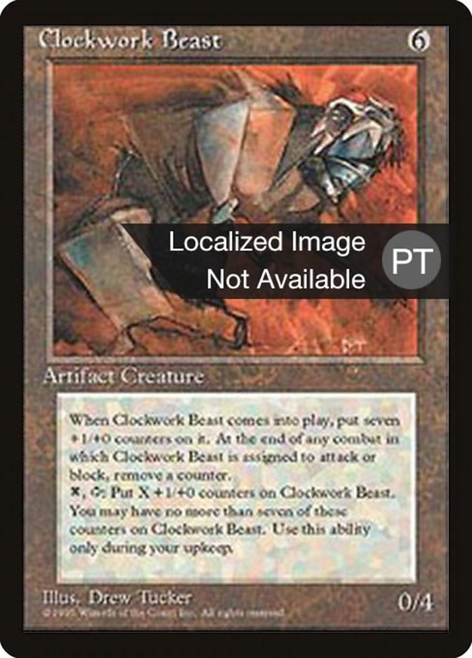 Clockwork Beast [Fourth Edition (Foreign Black Border)] | Good Games Morley