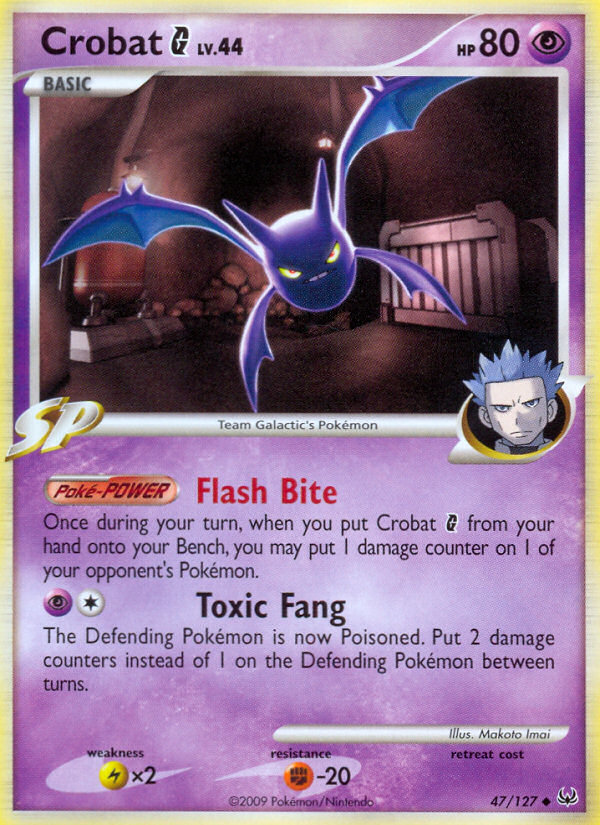 Crobat G (47/127) [Platinum: Base Set] | Good Games Morley