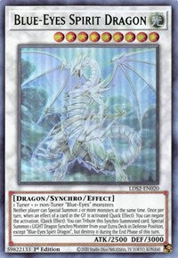 Blue-Eyes Spirit Dragon (Green) [LDS2-EN020] Ultra Rare | Good Games Morley
