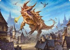 Tarrasque Art Card [Dungeons & Dragons: Adventures in the Forgotten Realms Art Series] | Good Games Morley