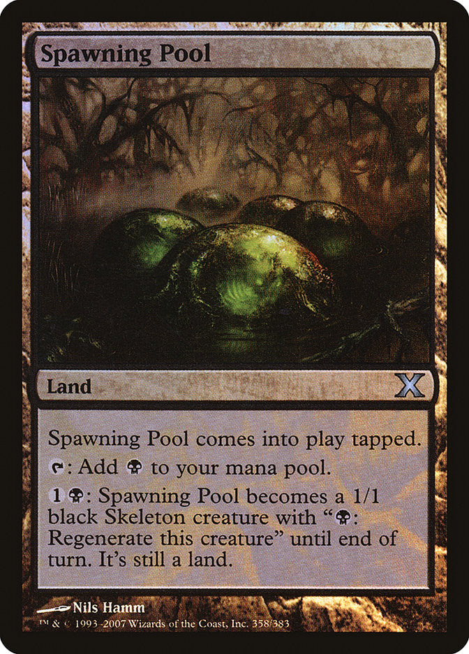Spawning Pool (Premium Foil) [Tenth Edition] | Good Games Morley