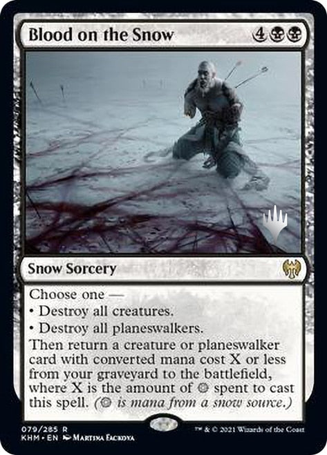 Blood on the Snow (Promo Pack) [Kaldheim Promos] | Good Games Morley