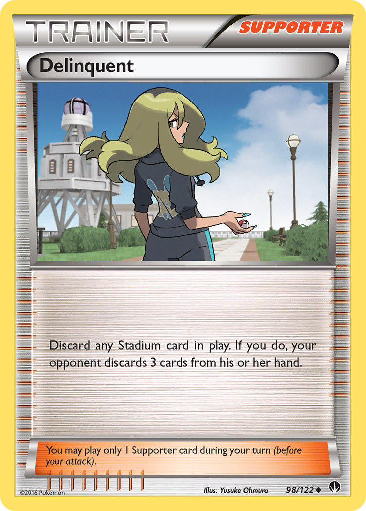 Delinquent (98/122) [XY: BREAKpoint] | Good Games Morley