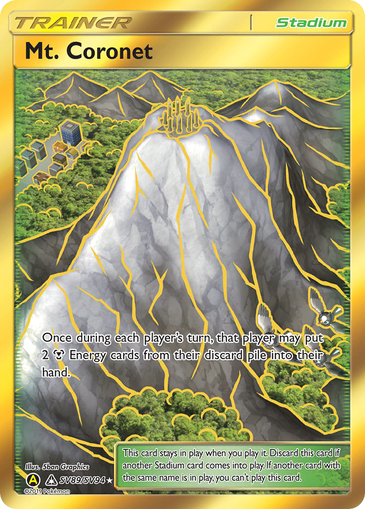 Mt. Coronet (SV89/SV94) [Sun & Moon: Hidden Fates - Shiny Vault] | Good Games Morley