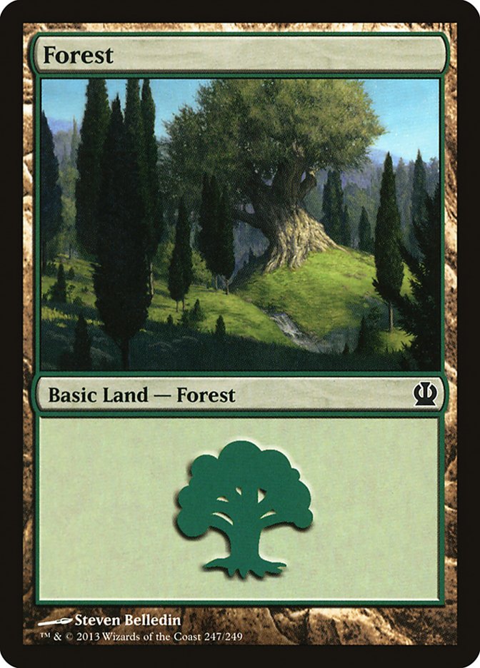 Forest (247) [Theros] | Good Games Morley
