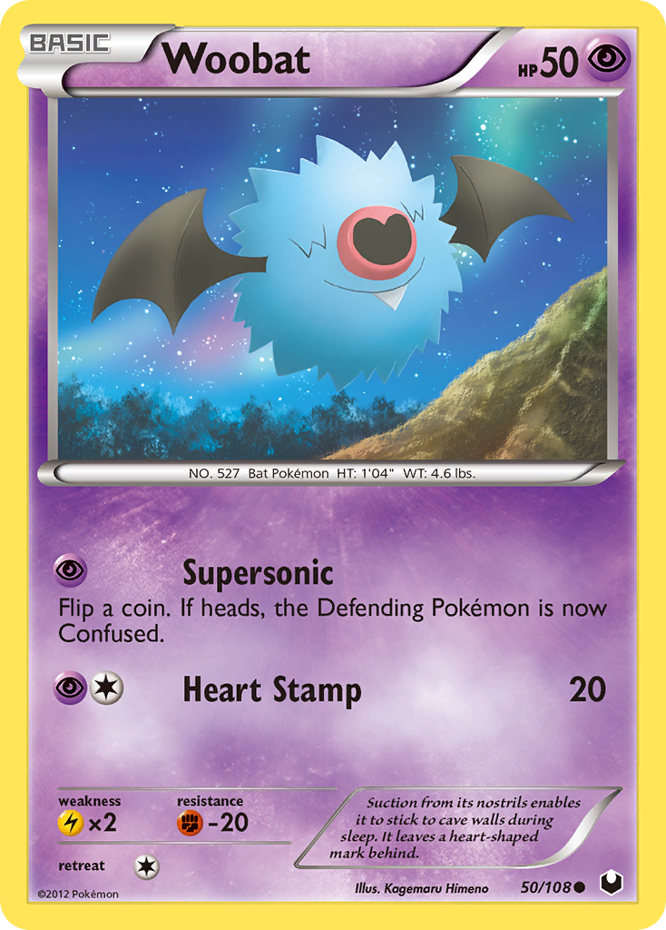 Woobat (50/108) [Black & White: Dark Explorers] | Good Games Morley