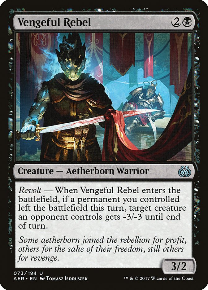 Vengeful Rebel [Aether Revolt] | Good Games Morley