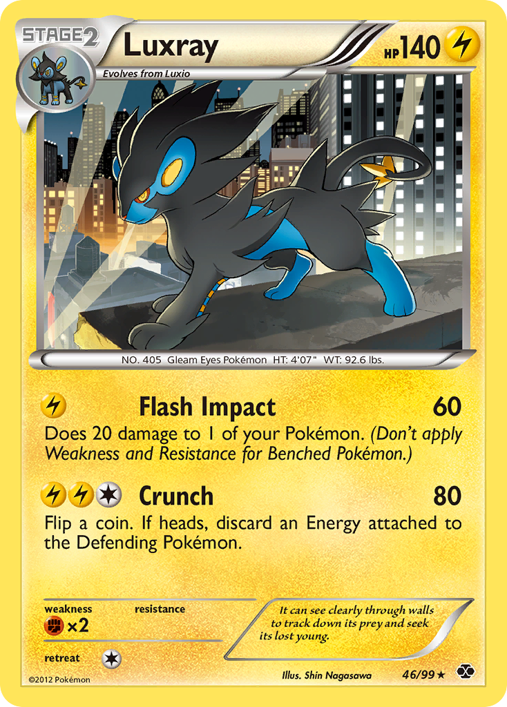 Luxray (46/99) [Black & White: Next Destinies] | Good Games Morley