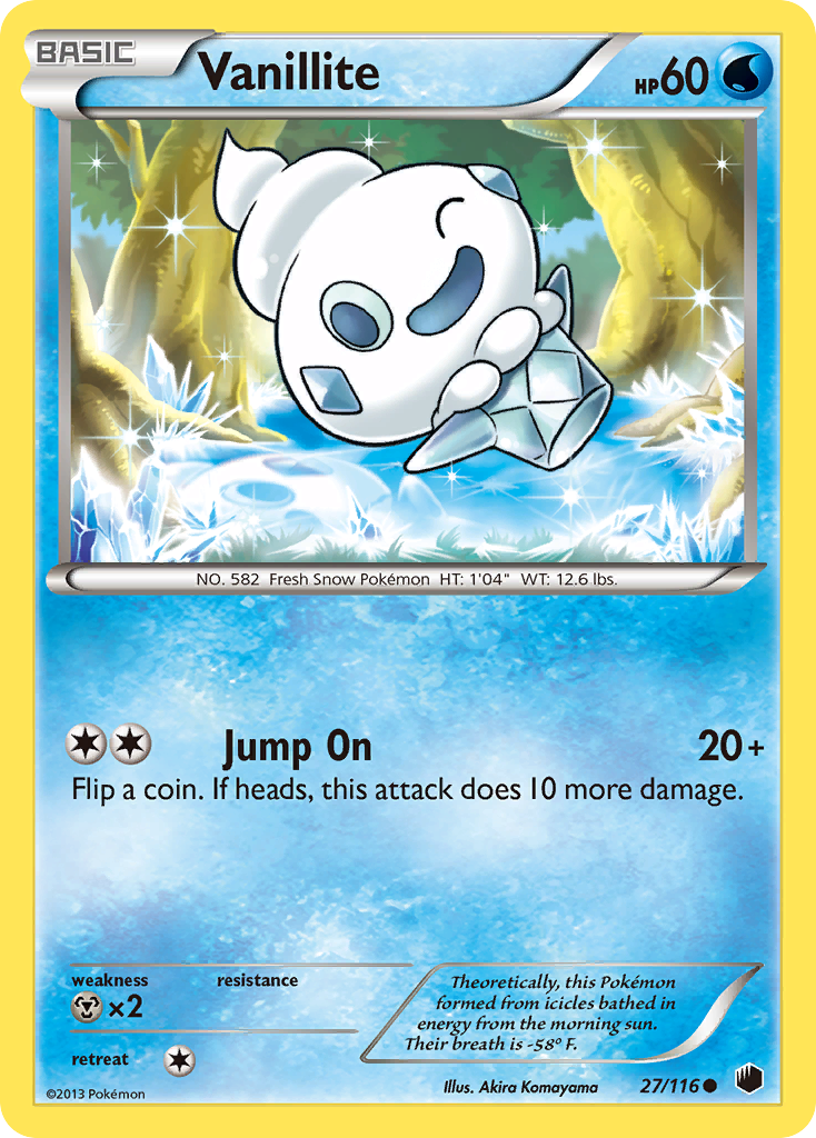 Vanillite (27/116) [Black & White: Plasma Freeze] | Good Games Morley