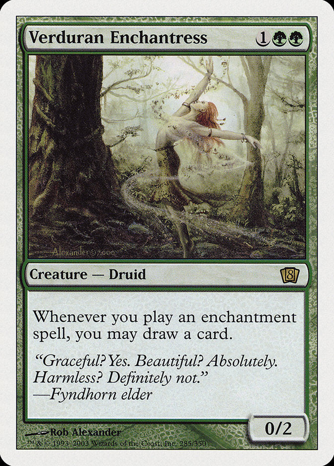Verduran Enchantress [Eighth Edition] | Good Games Morley