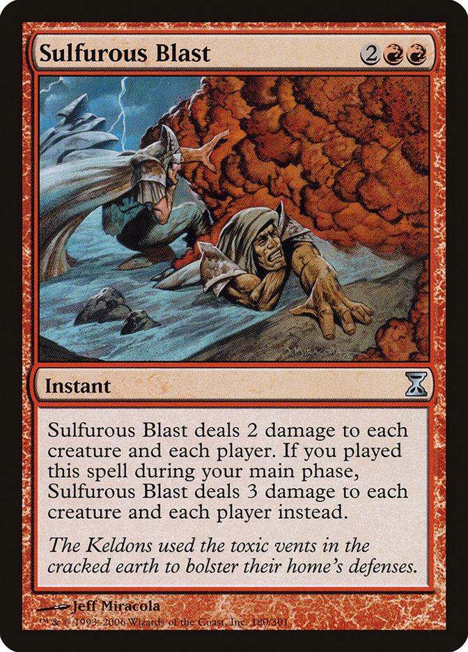 Sulfurous Blast [Time Spiral] | Good Games Morley