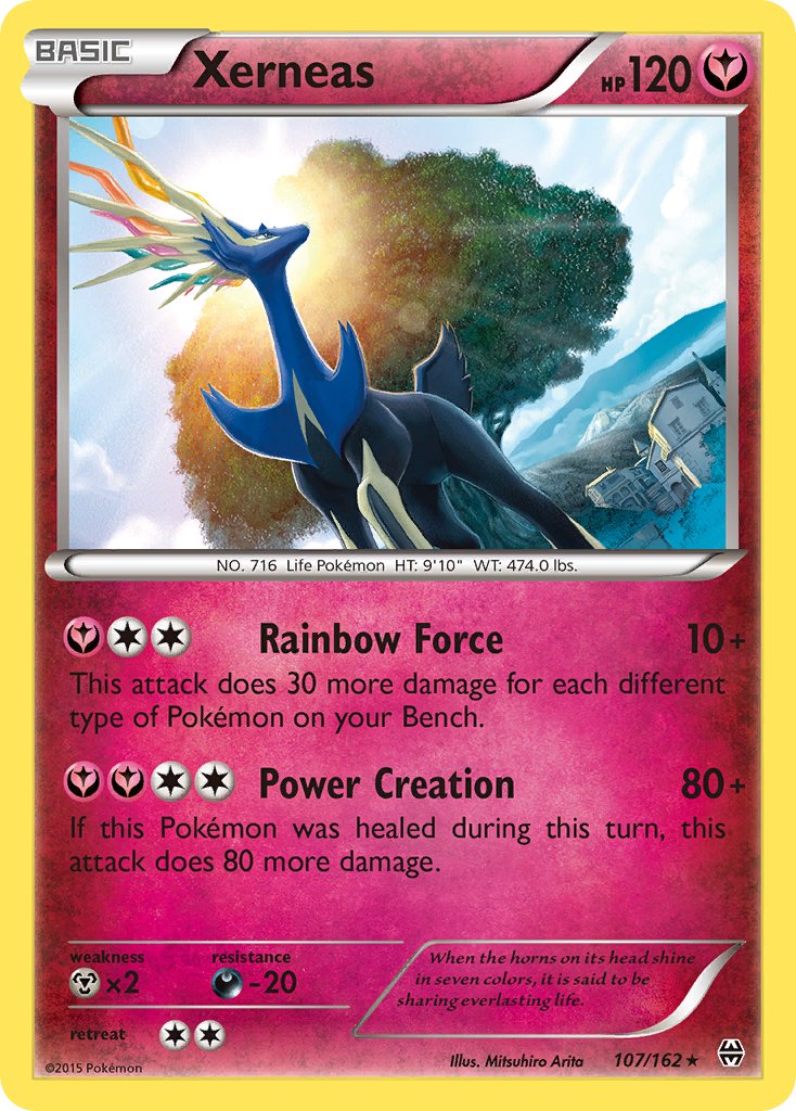 Xerneas (107/162) (Theme Deck Exclusive) [XY: BREAKthrough] | Good Games Morley