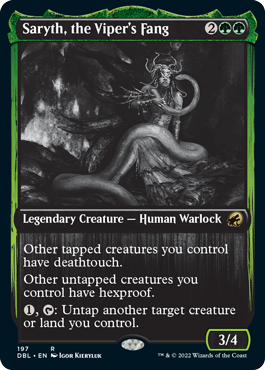 Saryth, the Viper's Fang [Innistrad: Double Feature] | Good Games Morley