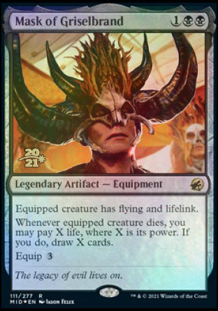 Mask of Griselbrand [Innistrad: Midnight Hunt Prerelease Promos] | Good Games Morley