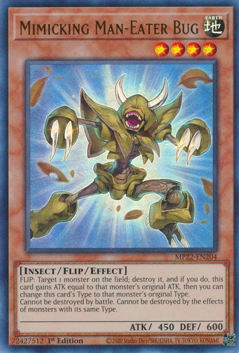 Mimicking Man-Eater Bug [MP22-EN204] Ultra Rare | Good Games Morley