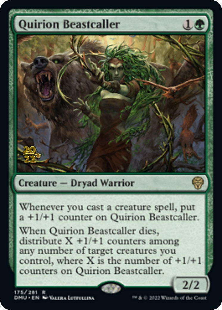 Quirion Beastcaller [Dominaria United Prerelease Promos] | Good Games Morley