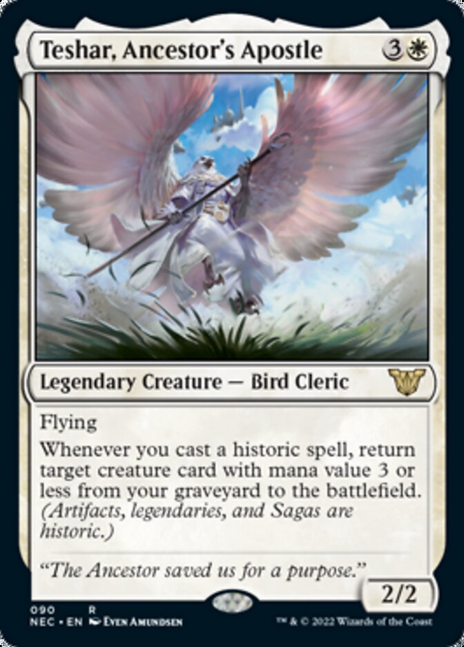 Teshar, Ancestor's Apostle [Kamigawa: Neon Dynasty Commander] | Good Games Morley