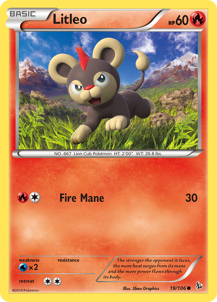 Litleo (19/106) [XY: Flashfire] | Good Games Morley