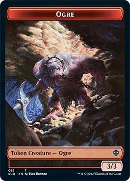 Ogre // Zombie Double-Sided Token [Starter Commander Decks] | Good Games Morley