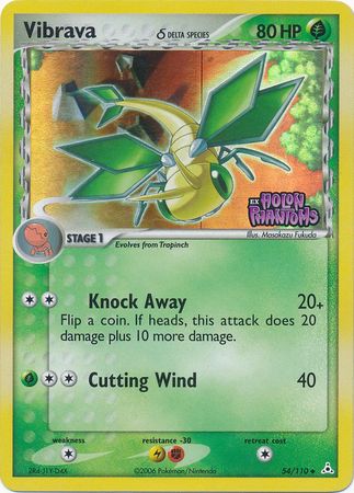 Vibrava (54/110) (Delta Species) (Stamped) [EX: Holon Phantoms] | Good Games Morley