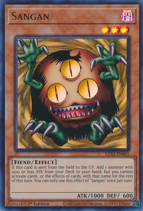 Sangan [LDS3-EN001] Ultra Rare | Good Games Morley