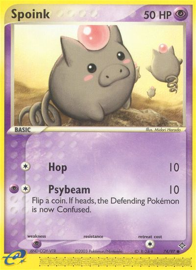 Spoink (74/97) [EX: Dragon] | Good Games Morley