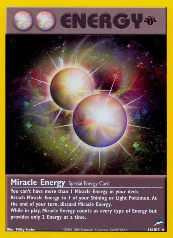 Miracle Energy (16/105) [Neo Destiny 1st Edition] | Good Games Morley