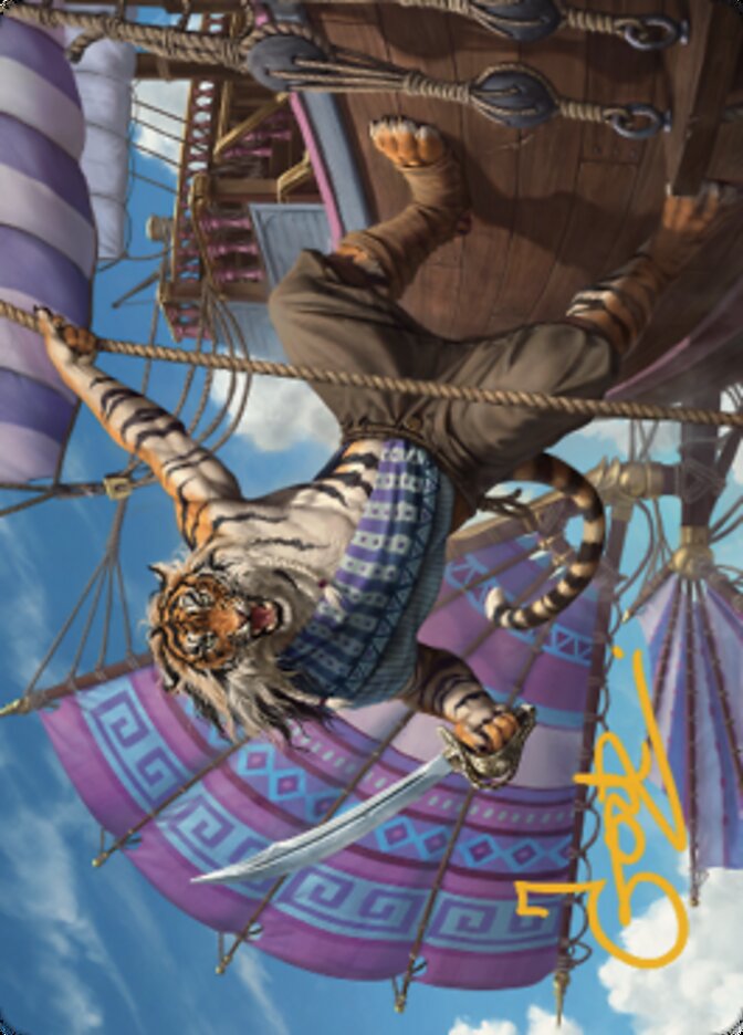 Jedit Ojanen, Mercenary Art Card (Gold-Stamped Signature) [Dominaria United Art Series] | Good Games Morley