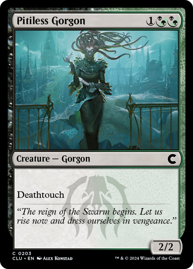 Pitiless Gorgon [Ravnica: Clue Edition] | Good Games Morley