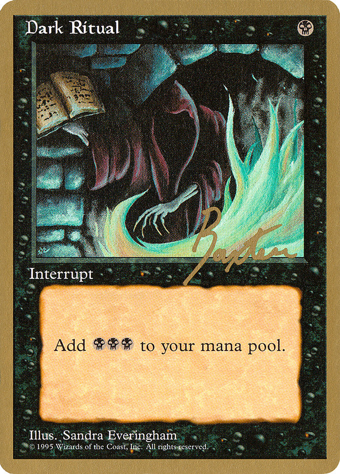 Dark Ritual (George Baxter) [Pro Tour Collector Set] | Good Games Morley