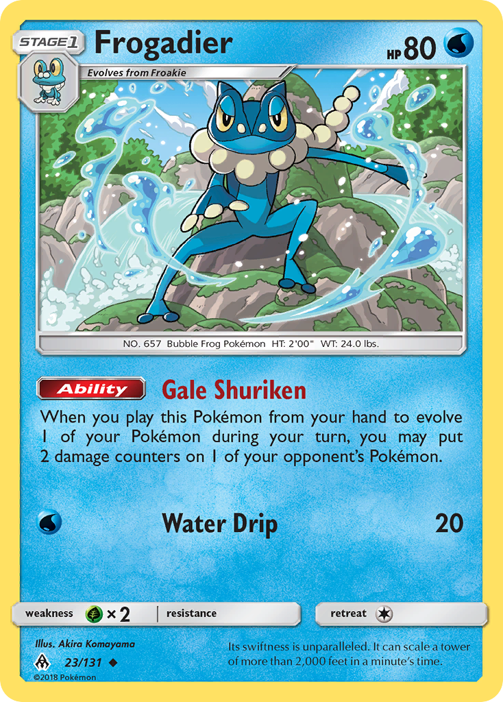 Frogadier (23/131) [Sun & Moon: Forbidden Light] | Good Games Morley