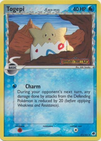 Togepi (41/101) (Delta Species) (Stamped) [EX: Dragon Frontiers] | Good Games Morley