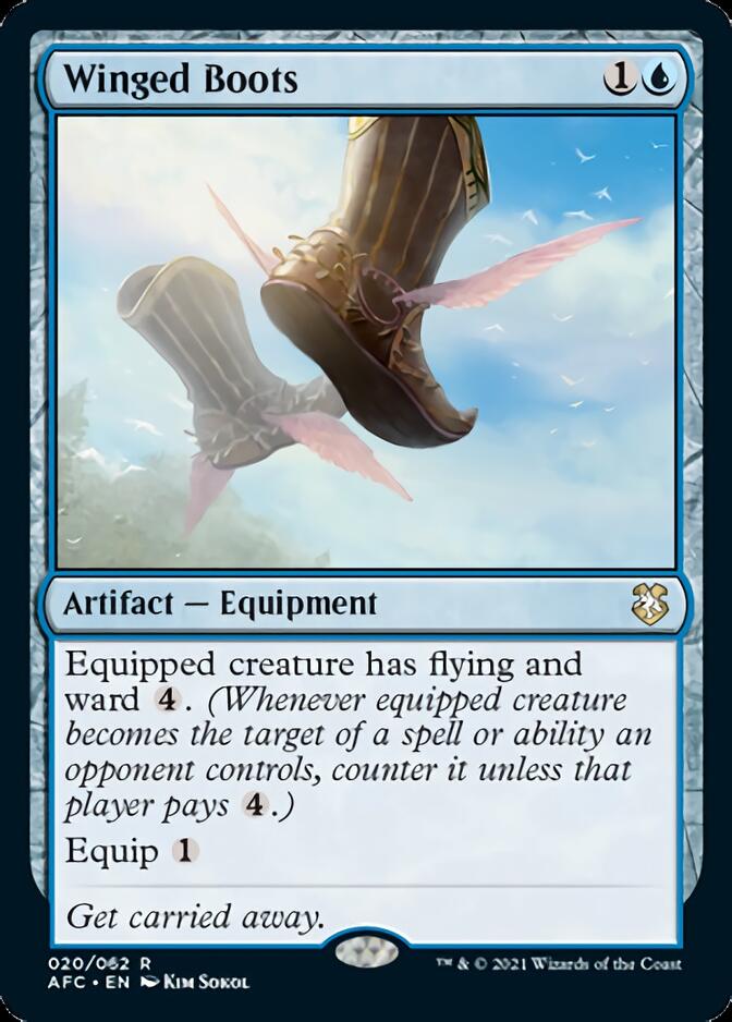 Winged Boots [Dungeons & Dragons: Adventures in the Forgotten Realms Commander] | Good Games Morley