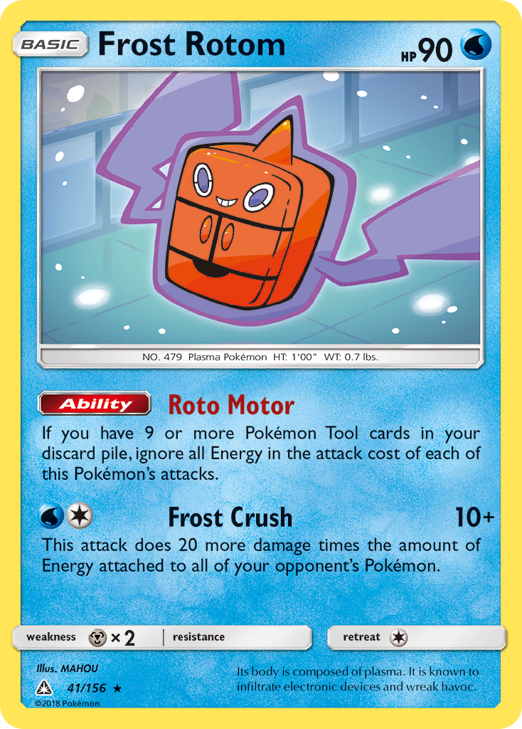 Frost Rotom (41/156) [Sun & Moon: Ultra Prism] | Good Games Morley