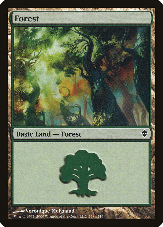 Forest (248a) [Zendikar] | Good Games Morley