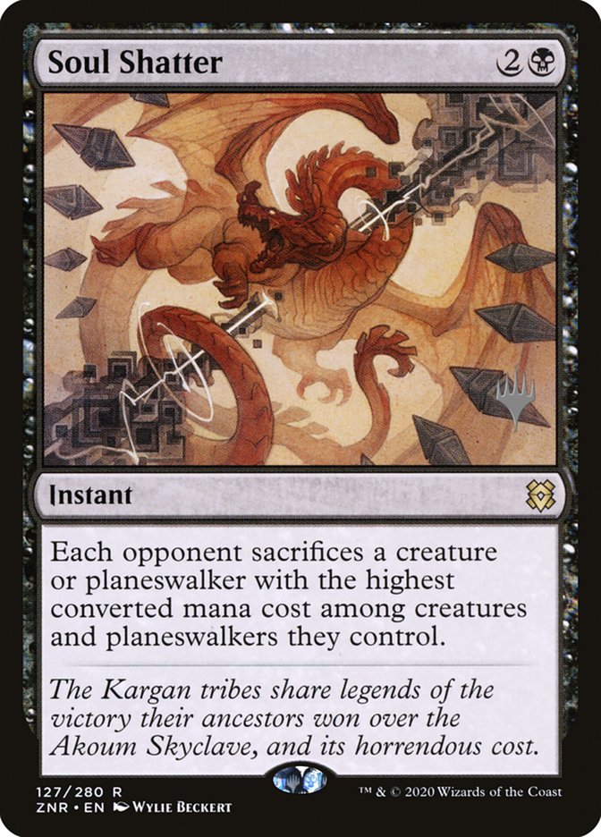 Soul Shatter (Promo Pack) [Zendikar Rising Promos] | Good Games Morley
