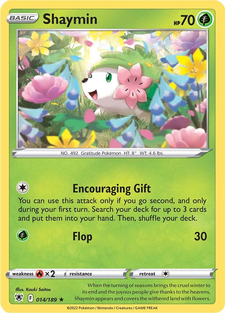 Shaymin (014/189) [Sword & Shield: Astral Radiance] | Good Games Morley
