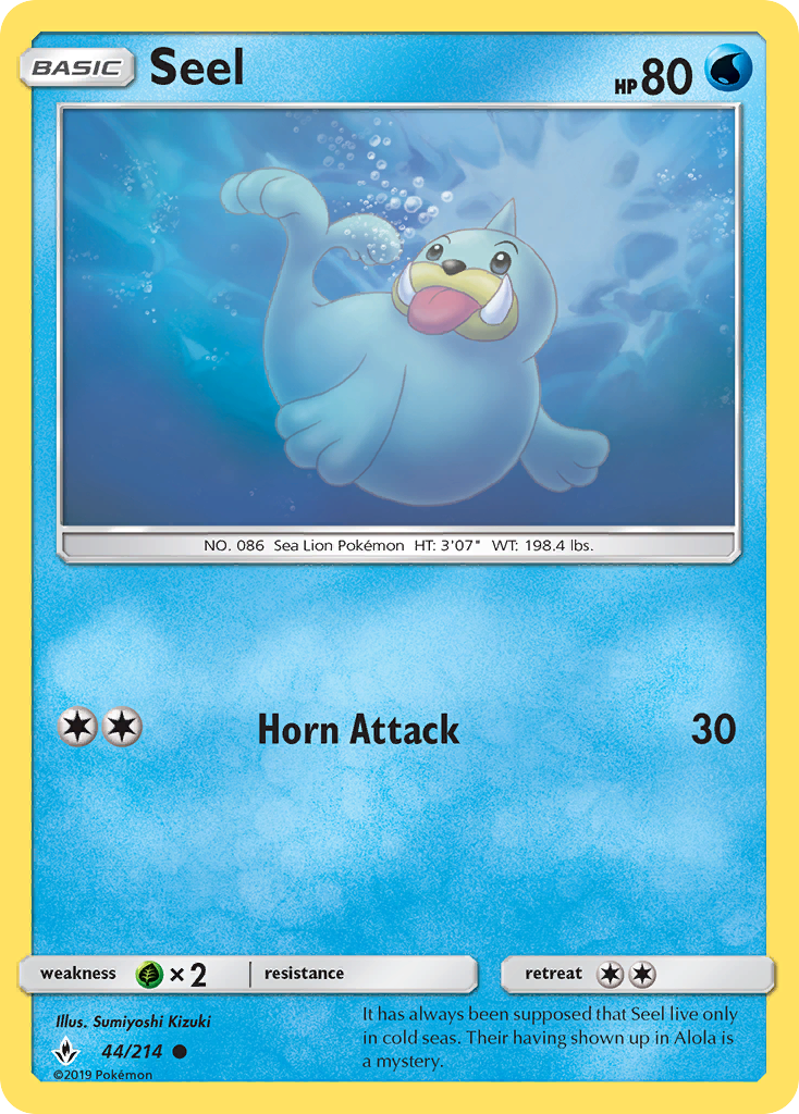 Seel (44/214) [Sun & Moon: Unbroken Bonds] | Good Games Morley