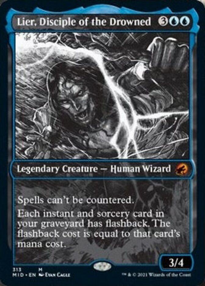 Lier, Disciple of the Drowned (Showcase Eternal Night) [Innistrad: Midnight Hunt] | Good Games Morley
