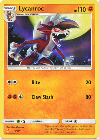 Lycanroc (16/30) [Sun & Moon: Trainer Kit - Lycanroc] | Good Games Morley