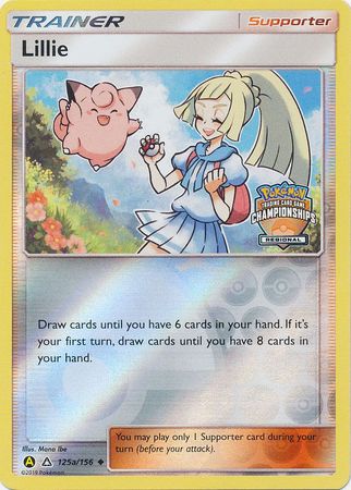 Lillie (125a/156) (Regional Promo) [Sun & Moon: Ultra Prism] | Good Games Morley